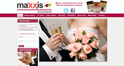 Desktop Screenshot of maxxislalicoreria.com